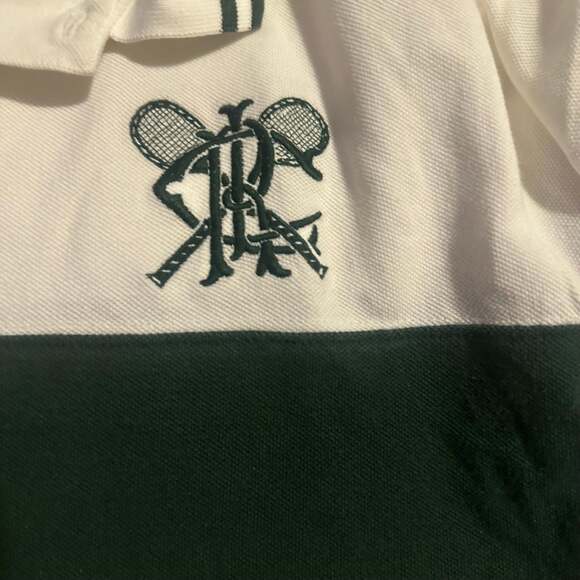 Polo Ralph Lauren Cricket Club Vintage Academia Preppy Striped Polo Shirt-XL - Picture 3 of 10